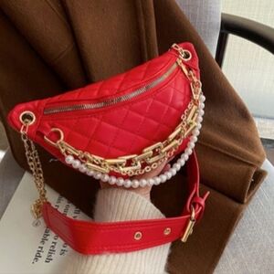 Red Chain Purse